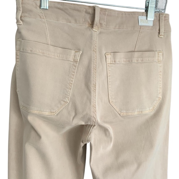 PAIGE Warm Sand Tan High Rise Ankle Utility Cargo Pants Soft Chino NWOT SZ 27 - Picture 6 of 16